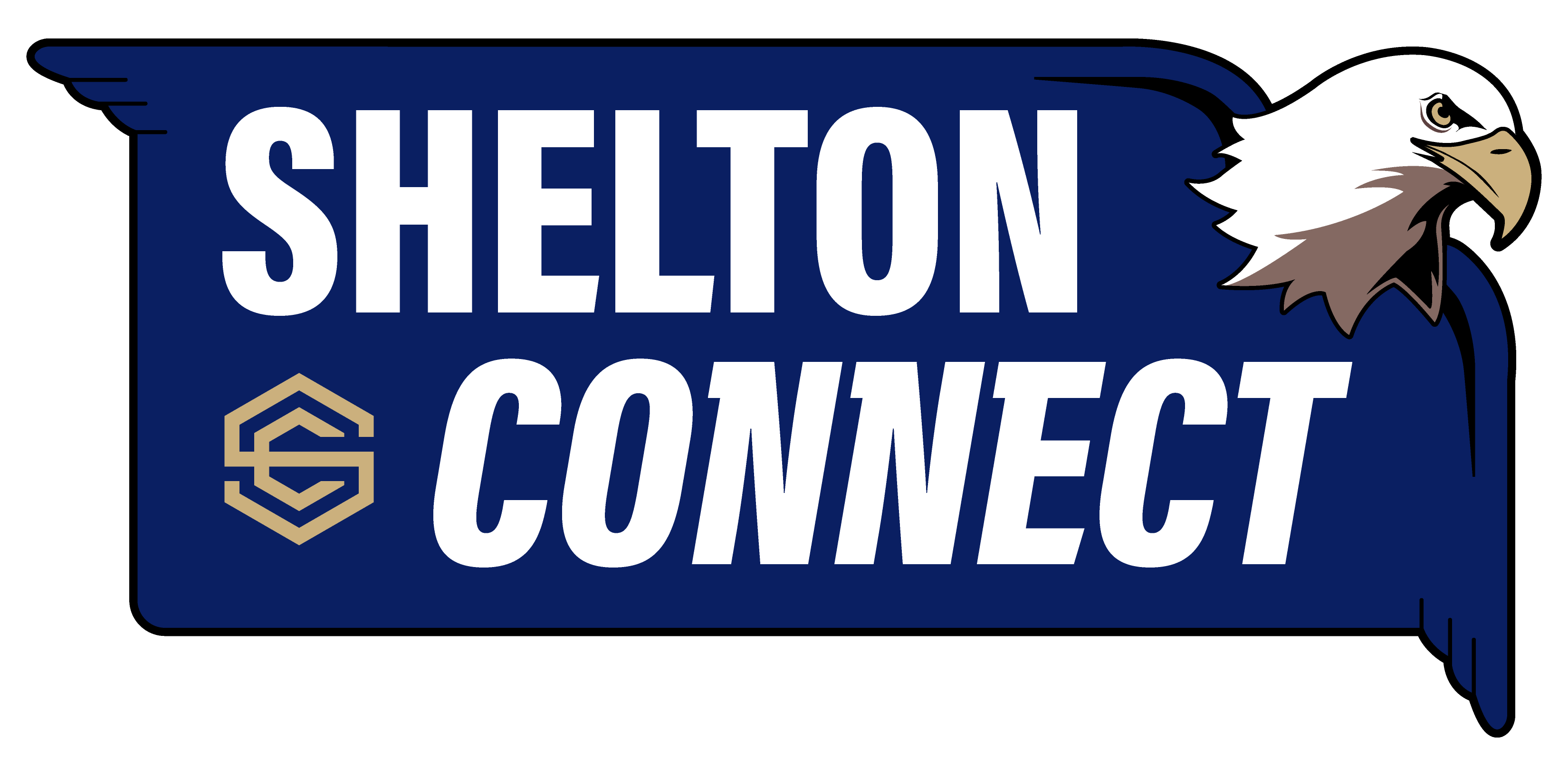 Shelton Connect White Logo